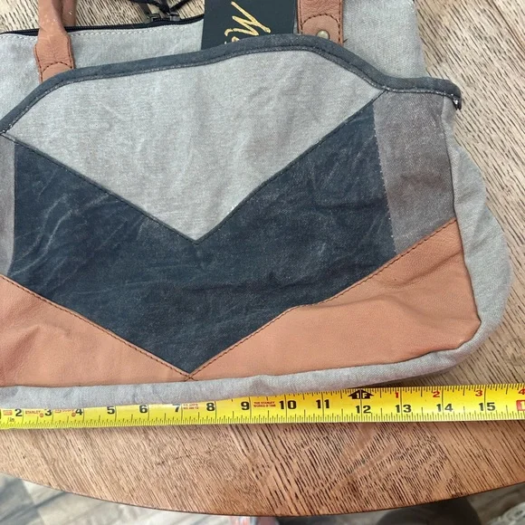 Mona-B NWT Denim Shoulder Bag Purse - Picture 13 of 16